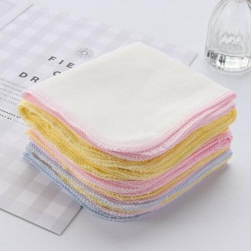 10pcs Square Face Cleaning Cotton Cloth Mini Facial Make Up Remover Disposable Muslin Cloth Towel Dirt Remover For Beauty Health
