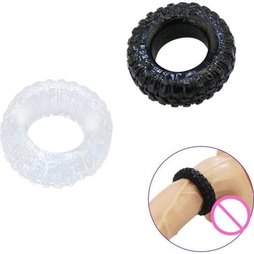 2 Pcs Set Rooster Ring Delayed Ejaculation For Men Sex Toys For Couple Wheel High Elastic Penis Lock Rings Adult 18+ Shop