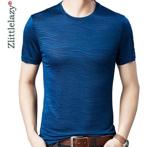2020 Brand Casual Summer Striped Short Sleeve T Shirt Men Streetwear Tshirt Fashion Fitness T-shirt Jersey Mens Tee Shirts 52018