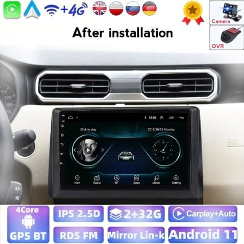 Android 2G+32G 2.5D Car Multimedia Video Player For Renault Duster Arkana 2019 Car Radio Stereo WIFI GPS Navigation DVD