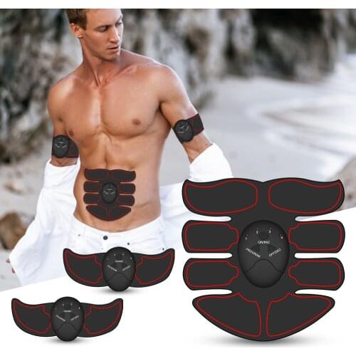 EMS Wireless Muscle Stimulator Trainer Fitness Abdominal Training Electric Weight Loss Stickers Body Slimming Massager Unisex