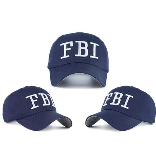HOT Fashion FBI Cap Outdoor Hat 4 Panel Baseball Hat Brand Snapback Cap Bone FBI Snapback For Men High Quality Tactical Cap Hat