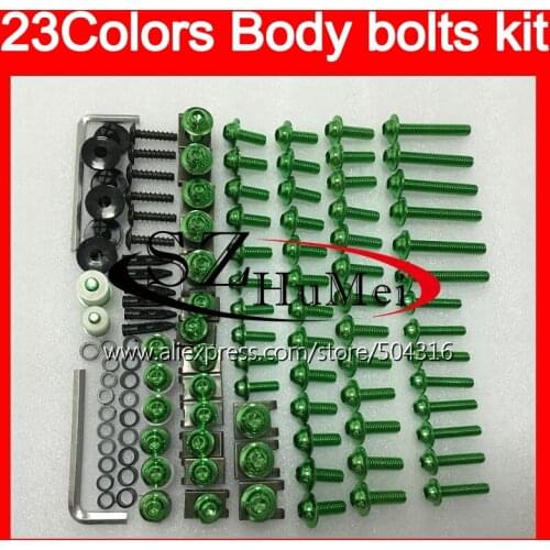 Fairing bolts full screw kit For KAWASAKI NINJA ZX6R 13 14 15 16 ZX-6R 6 R ZX 6R 2013 2014 2015 2016 Windscreen bolt screws Nuts