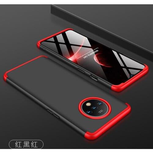 For OnePlus 7T Case Hard 3 in 1 Matte Armor Hybrid Protect back cover case for one plus 7t oneplus7t 360 full cover phone shell