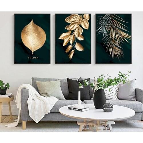 GATYZTORY 60x75cm Frame DIY Painting By Numbers Handpainted Gold Leaf Oil Painting Canvas Colouring Wall Decor