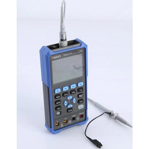 HDS272S Multifunctional 3-in-1 Handheld Oscilloscope Multimeter Oscillometer Signal Source Detector with 3.5-inch LCD for Engine