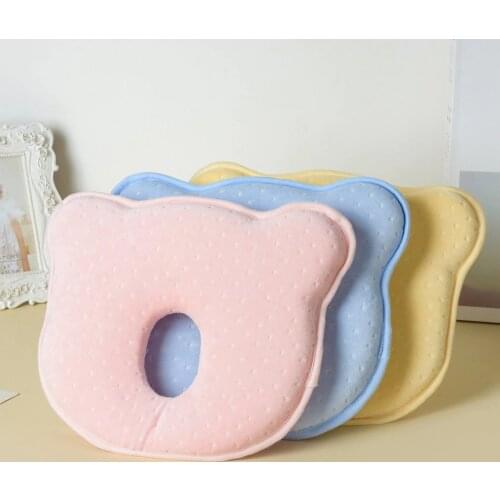 Memory Foam Baby Pillows Breathable Baby Shaping Pillows To Prevent Flat Head Ergonomic Newborns Pillow Infant Cushion 0~12M