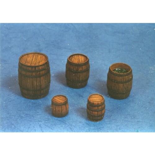 Scene model Resin wooden barrel Resin wine barrel 1:35 Sand table model