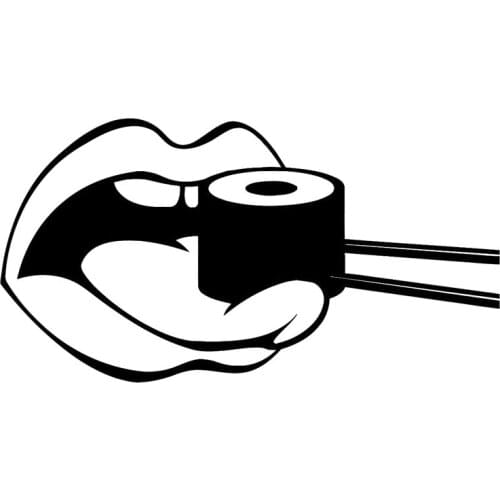 17.5cm*9.3cm Food Japan Fashion Decor Vinyl Stickers Decals