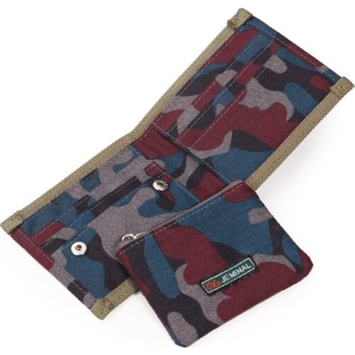 Fashion Tactical Wallet Military Bag Canvas Wallet Card Pack Credit Cards Holder Wallets Portable Wallet Multicolor For Men