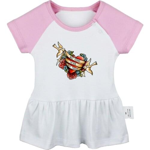 Not Today Satan Design Pisces The King Of Michael Jackson Rock Graffiti Print Baby Girls Dresses Toddler Infant Cotton Clothes