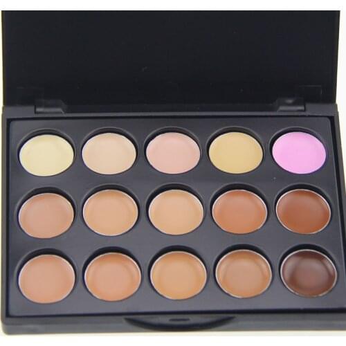 New Professional 15 Color Concealer Palette Make Up Cream Camouflage Foundation Cosmetic Palettes Eyeshadow Makeup Shadows