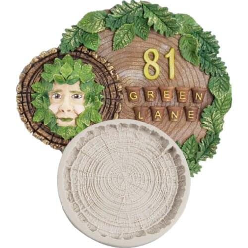 Wholesale 10 pcs/lot Stump Silicone Sugarcraft Mold Chocolate Cupcake Baking Fondant Cake Decorating Tools