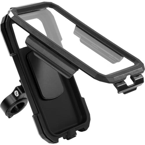 M18L Motorcycle Bike Phone Mount Case Waterproof Bicycle Handlebar Rearview Mirror Phone Holder Stand Support Accessories