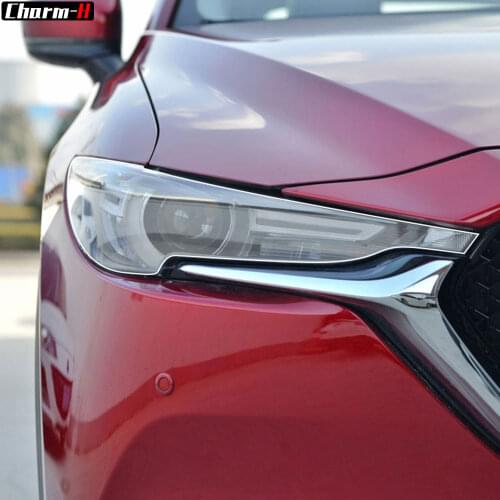 2 Pcs Car Headlight Protective Film Transparent TPU Decal Sticker for Mazda CX5 KF 2018 2019 2020 KE 2012-On Accessories