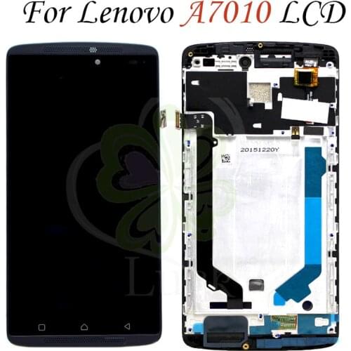 For Lenovo A7010 LCD Screen Display with frame Touch Panel Digitizer Assembly Repalcement Parts for Lenovo K4 Note LCD