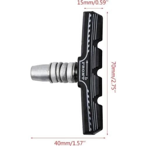 1pair MTB Mountain Road Bicycle Brakes Cycling Bike V Brake Pads Rubber Brake Blocks Durable Parts