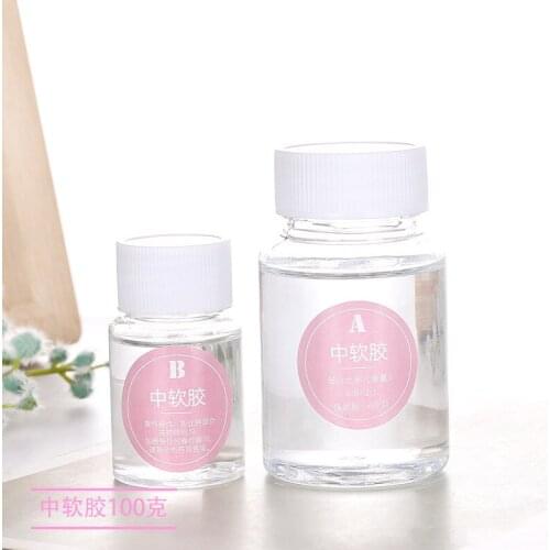 100g/set soft epoxy resin clear crystal ab glue resina epoxi liquida transparente para manualidades