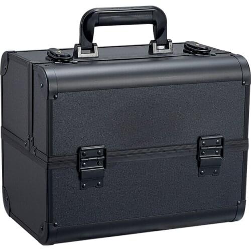 2020 New Professional Hand-held Makeup Storage Box Manicure Box For Travel Portable Cosmetic Case Make Up Organizer Tank Toolbox