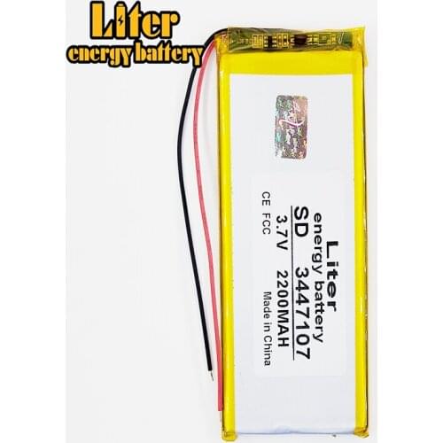 3447107 3.7V,2200mAH,3545105 Polymer lithium ion / Li-ion battery for tablet pc,GPS,E-BOOK;POWER BANK