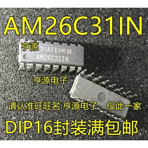 5pieces AM26C31 AM26C31CN AM26C31IN DIP16 RS-422