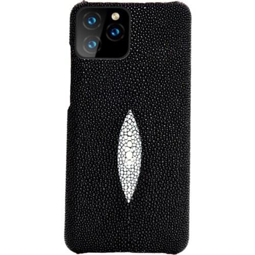 Genuine Leather Pearl fish phone case for iPhone 11 Pro Pro max 12 Mini X XS max XR 6 7 8 plus SE 2020 Anti-fall protective case
