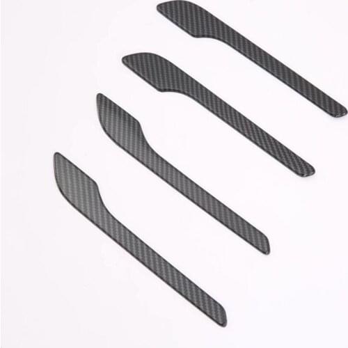 For Tesla Model 3 2018 2019 Cover Anti-scratch Door Handle Wrap Protector Decals Decorative Sticker Styling