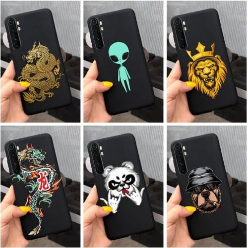 Unique Dragon Cover For Xiaomi Mi Note 10 Lite Case Cute Silicone Soft Fundas For Xiaomi Note 10 Lite Mi Note 10 Pro Phone Cases