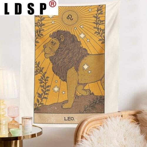 LDSP Constellation Divination Tapestry Wall Hanging Covering Rugs Background Cloth Beach Mat Blanket Art Bedroom Home Decor