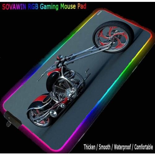 Personalized car gaming console accessories table mat RBG big mouse pad LED natural rubber non-slip household carpet mat XXL