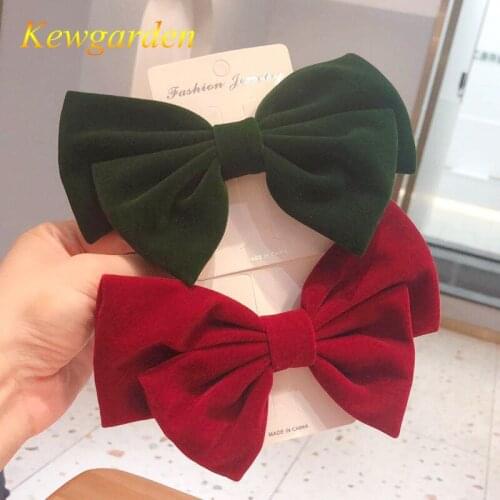 Kewgarden Big bowknot hairpin headwear girl temperament hair accessories 3pcs