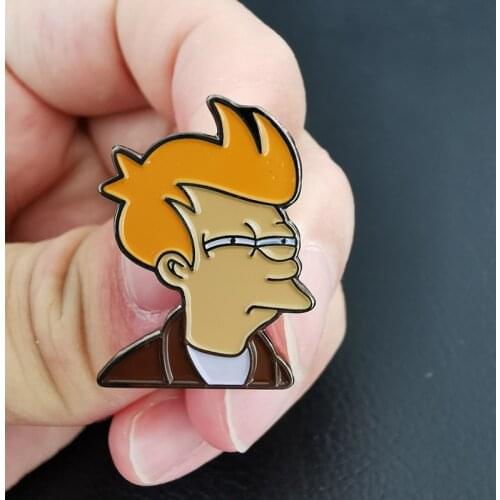 Classic Cartoon Anime Philip Astronaut Brooch Pins Enamel Metal Badges Lapel Pin Brooches Jackets Fashion Jewelry Accessories