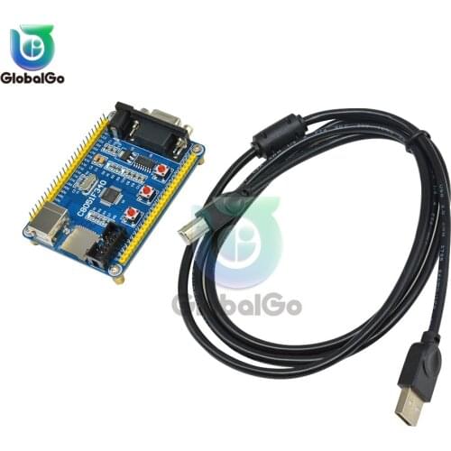 C8051F340 Development Board Learning Experiment Programmer Micro Controller C8051F Mini System Amplifier Board with USB Cable