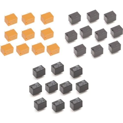 10pcs JRC-21F 4100 DC Mini Power Relay 6-pin PCB Mount Circuit Board Relays 3V 5V 12V