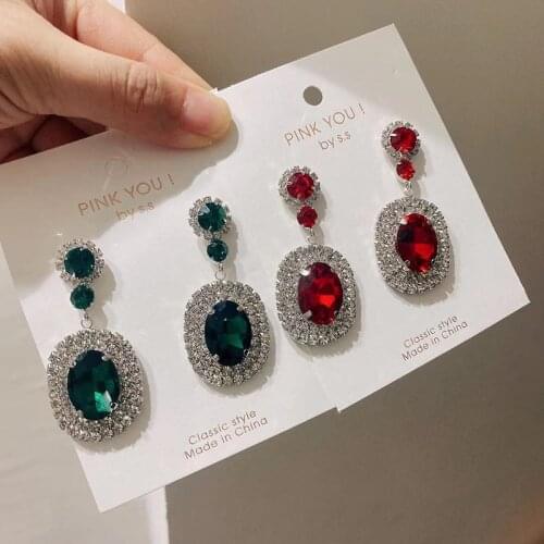 Fashion Zircon Drop Earrings Pendant Fashion Jewelry for Women Earrings