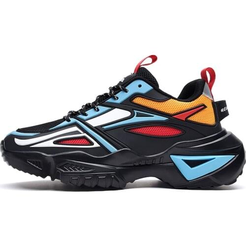 2021 Men Outdoor Sports Casual Running Sneaker for Male Fashion Luminous Sports Tennis Shoes