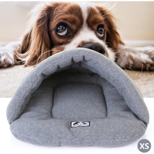 XS 6Colors Soft Polar Fleece Dog Beds Winter Warm Pet Heated Mat Small Dog Puppy Kennel House forCats Sleeping Bag Nest Cave Bed