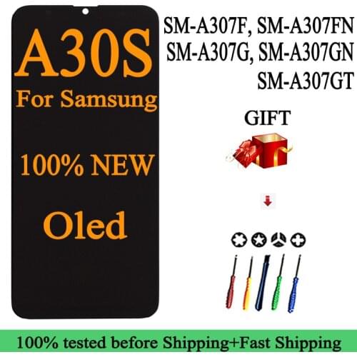 100% NEW SM-A307F SM-A307FN SM-A307G/A307GN/A307GT LCD For Samsung A30s Display Screen Touch DigitMP 5MP Camera Dual SIM Phone