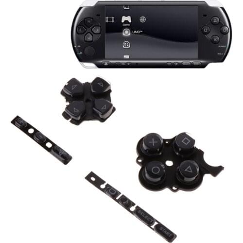Brand New Control Left Right Home Start Keypad Set Buttons Kit Replacement for PSP3000 Game Players Accessories Replacement