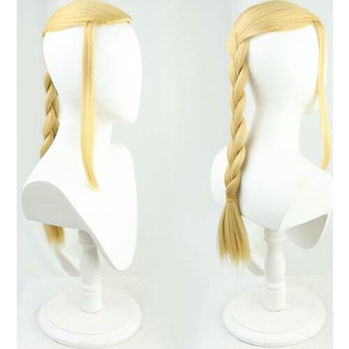 Top Cheap Anime Tokyo Revengers Draken Cosplay Wig Ryuguuji Ken Role Play Golden Heat Resistant Synthetic Hair Wig + Wig Cap