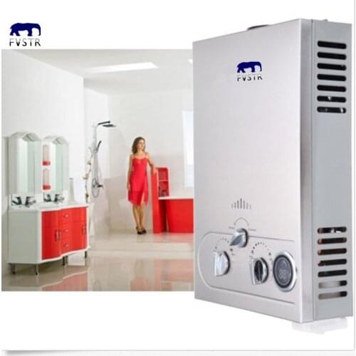 Ship from EU,CA,GB,AU,RU)100% Quality Flue Type 8l Lpg Instant Hot Water Heater Propane Stainless Tankless Wash Shower Boiler