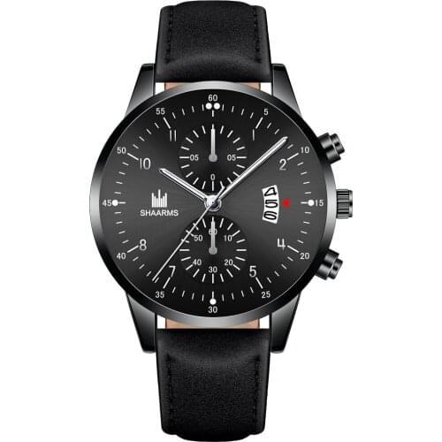 Luxury Brand Men Watches Leather Quartz Business Mens Wrist Watch Male Watch relogio masculino erkek kol saati