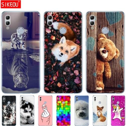 Silicon Case For huawei honor 10 lite case 6.21 inch soft tpu back phone cover for honor 10 lite bag bumper Etui Full protection