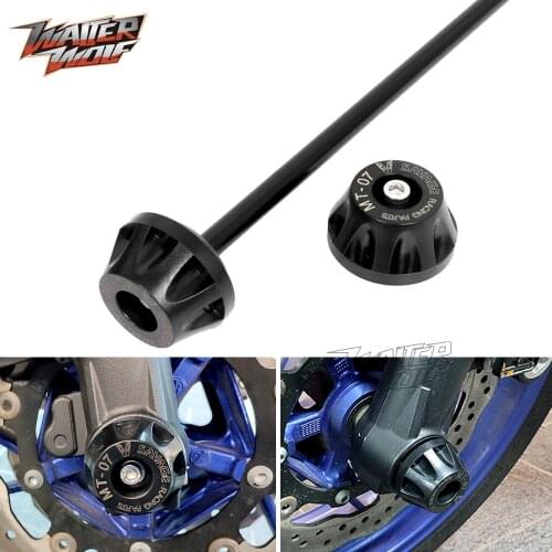Front Axle Fork Crash Sliders For YAMAHA MT07 Tracer 700 GT FZ-07 XSR700 FZ MT 07 2021 Motorcycle Accessories Wheel Protector