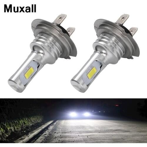 Muxall H7 Led CSP Car Headlight H11 LED Car Light H4 H1 9005 9006 HB3 HB4 Auto Turbo Lamp 12000LM 6500K 4300K HeadLamps Bulbs