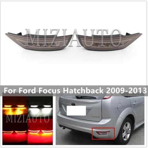 LED Rear Bumper Reflector Light For Ford Focus Hatchback 2009-2013 Rear signal Fog Lamp For Ford Focus 2 MK2 Escape Kuga