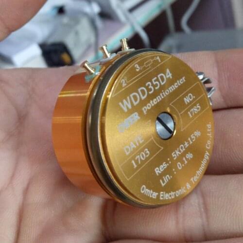 Precision conductive plastic potentiometer angular displacement sensor WDD35D-4 1K 2K 5K 10k