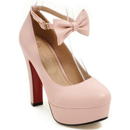 New age season high with thick with waterproof Taiwan bowknot cingulate 31-47 size 18421 yards single shoes