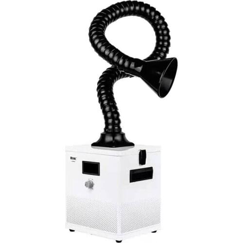 UYUE 110V 220V Fume Extractor 3 Layer Filter Exhaust Purifier Instrument Phone Repair Welding Station Laser Marking Smoke Absorb