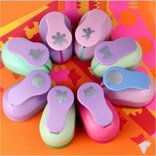 3.5cm DIY Paper Printing Card Cutter Scrapbook Shaper Large-scale Embossing device Hole Punch Kids Handmade Craft gift YH16